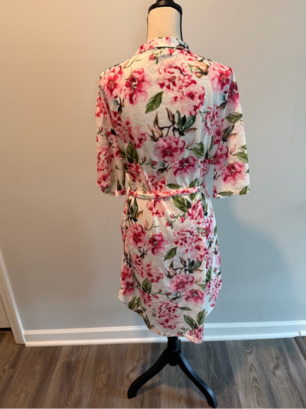Show Me Your MuMu Brie Robe One Size Floral Kimono Tie Waist - Picture 4 of 9
